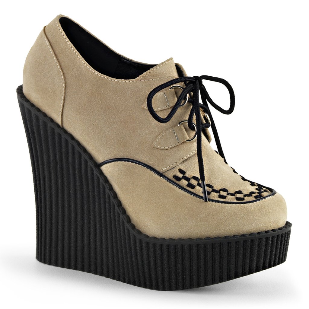 Creepers Demonia Creeper 302 Damske - Béžové | SK-996718